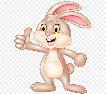 Rabbit Easter Bunny Hare Clip art - Happy bunny png download - 663 ...
