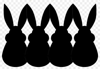 Rabbit Easter Drawing Silhouette Animal - rabbit 