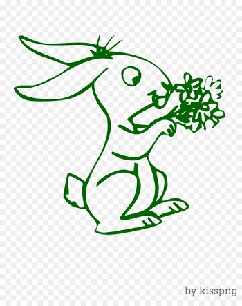 Rabbit, Flower.png - rabbit 