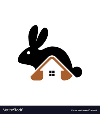 Rabbit icon logo design vector image