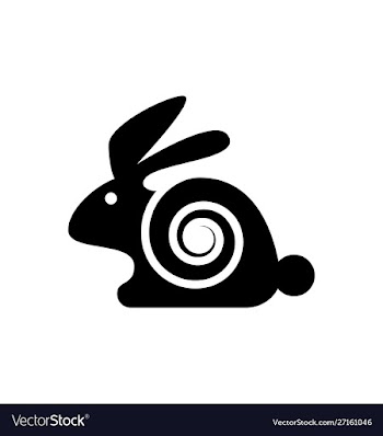 Rabbit icon logo design vector image