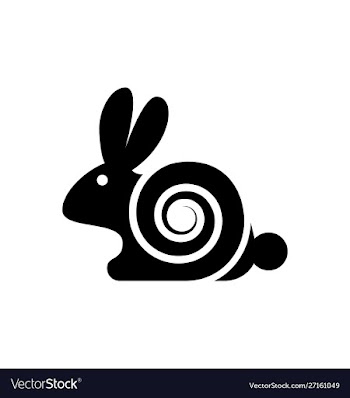 Rabbit icon logo design vector image