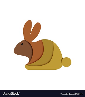 Rabbit icon logo design vector image