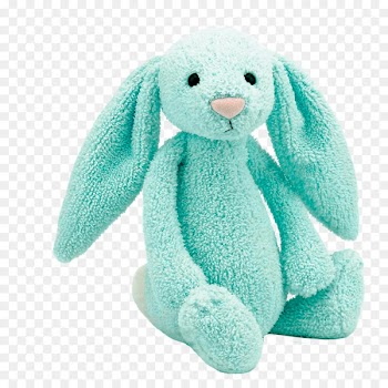 Rabbit Stuffed toy Drawing Jellycat - Blue Bunny 
