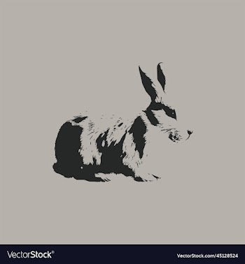 rabbit vintage creative design