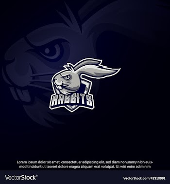rabbits mascot logo