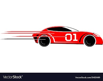 Race car vector image