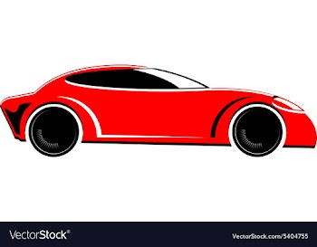Race car vector image
