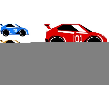 Race cars vector image