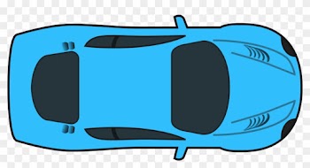 Racing Car - Cartoon Car Top View