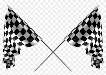 Racing Flags Clip Art - Checkered Flags No Background