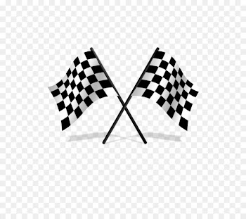Racing flags Clip art - Creative black and white checkered flag 