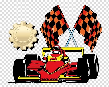 Racing flags Formula One, Formula Racing Banner transparent background PNG clipart