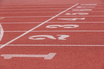 Racing Track And Field Lane Numbers