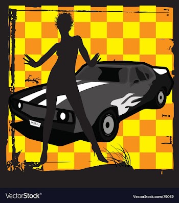 Racing vector image