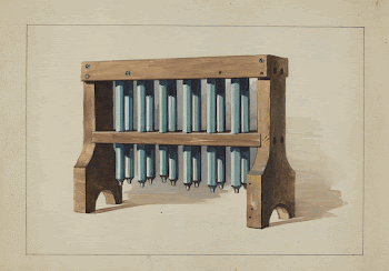 Rack with Candle Molds (ca.1935) | Free Photo - rawpixel