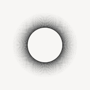 Radial halftone frame, dotted pattern. | Free Photo - rawpixel