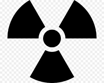 Radioactive Decay, Hazard Symbol, Radiation, Symbol, Blackandwhite PNG