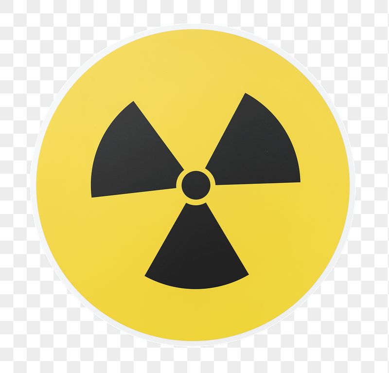 Radioactive warning png sign sticker, | Free PNG - rawpixel