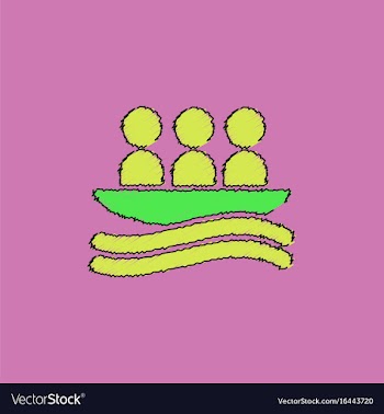 Rafting kayaking team design in hatching style vector image