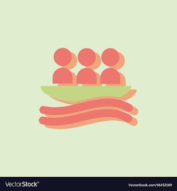Rafting kayaking team design in sticker style vector image
