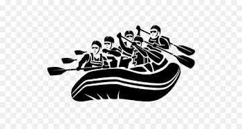 Rafting Whitewater Clip art - river vector 