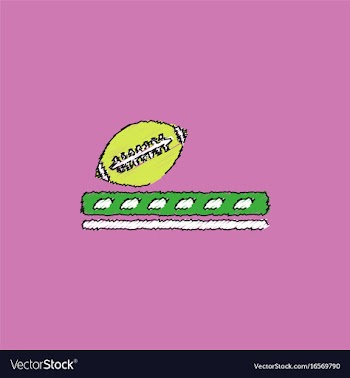 Ragby ball icon in hatching style vector image