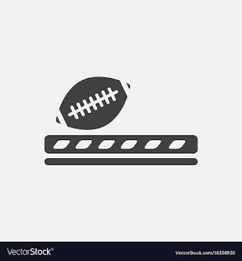 Ragby ball icon vector image