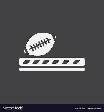 Ragby ball icon vector image