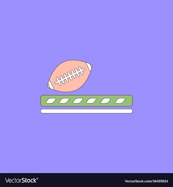 Ragby ball icon vector image