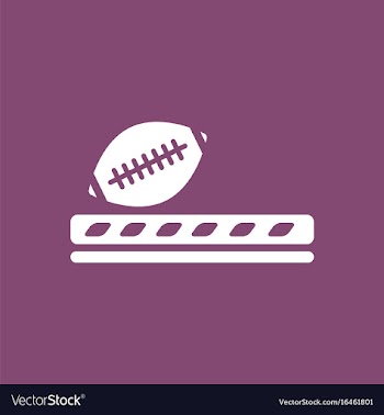 Ragby ball icon vector image