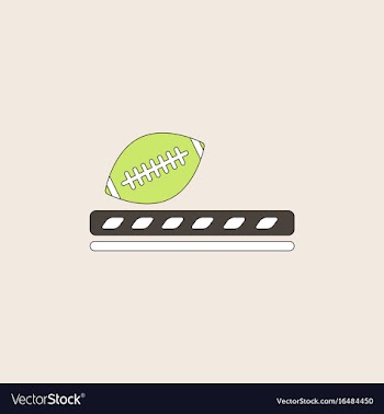 Ragby ball icon vector image