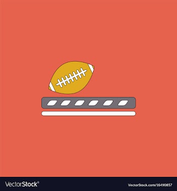 Ragby ball icon vector image