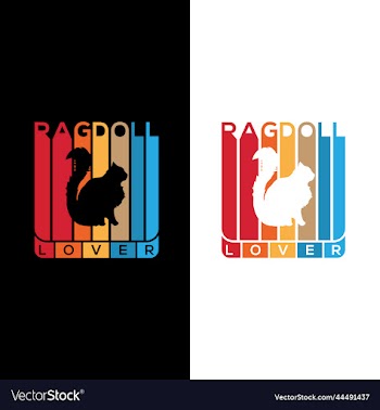 ragdoll lover logo design