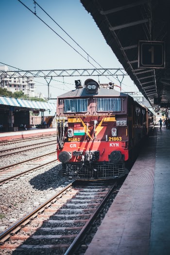Rail transport is one of the main ways of travel through cities in India.