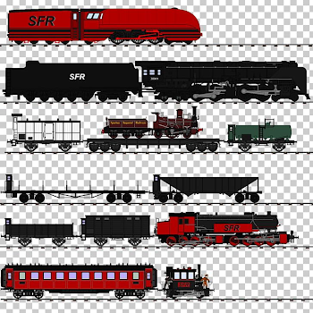 Rail Transport Train Rolling Stock Railroad Car Passenger Car PNG ...