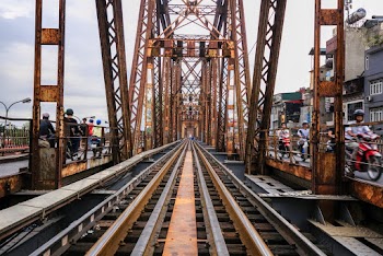 Railway On A Bridge 