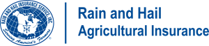 Rain And Hail Agriculture Insurance Logo Vector