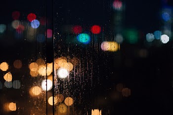 Rain bokeh 4