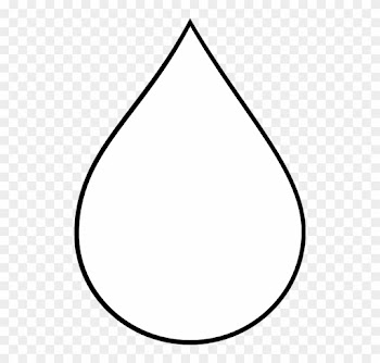 Rain Clipart Tear - White Water Drop Png