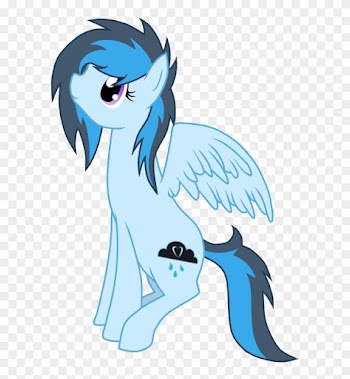 Rain Cloud By Winterxbreeze On Clipart Library - Mlp Rain Cloud
