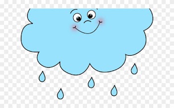Rain Cloud Clipart - شکر بخاطر بارش باران