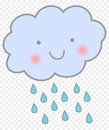 Rain Cloud Clipart - Cartoon Rain Cloud