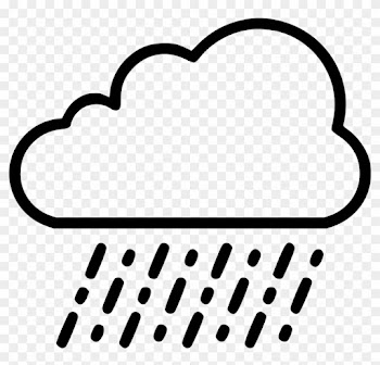 Rain Cloud Drawing At - Icon