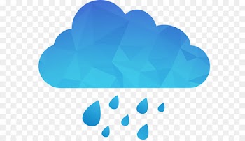 Rain Cloud Euclidean vector Storm - Blue cloud rain vector 