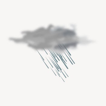 Rain cloud, weather clip art | Free Photo - rawpixel