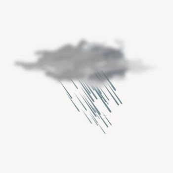 Rain cloud, weather clipart, collage | Free PSD - rawpixel