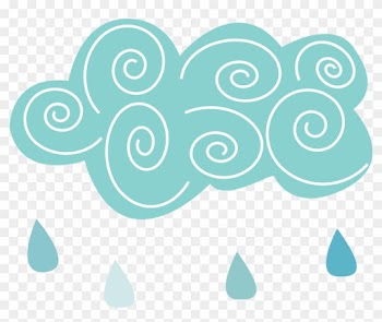 Rain Clouds Clipart For Kids - Cute Rain Clouds Png