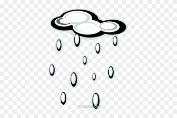Rain Clouds Royalty Free Vector Clip Art Illustration - Water Cycle