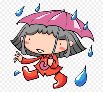 Rain Illustration Season Clothing Accessories Umbrella -  